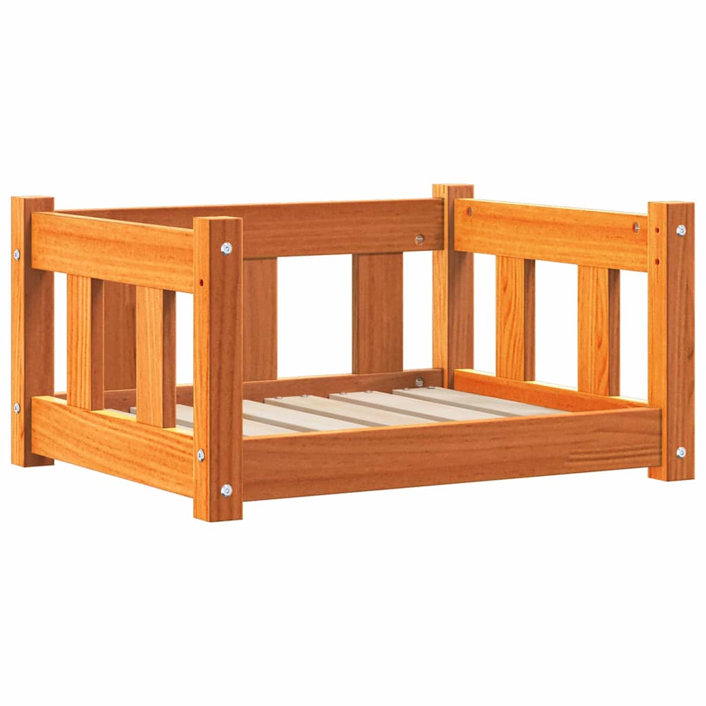 Κρεβάτι Σκύλου 55 x 45 x 28 εκ. Μασίφ Ξύλο Πεύκου