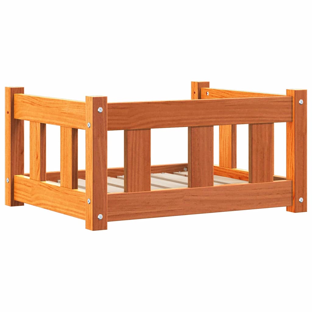 Κρεβάτι Σκύλου 55 x 45 x 28 εκ. Μασίφ Ξύλο Πεύκου