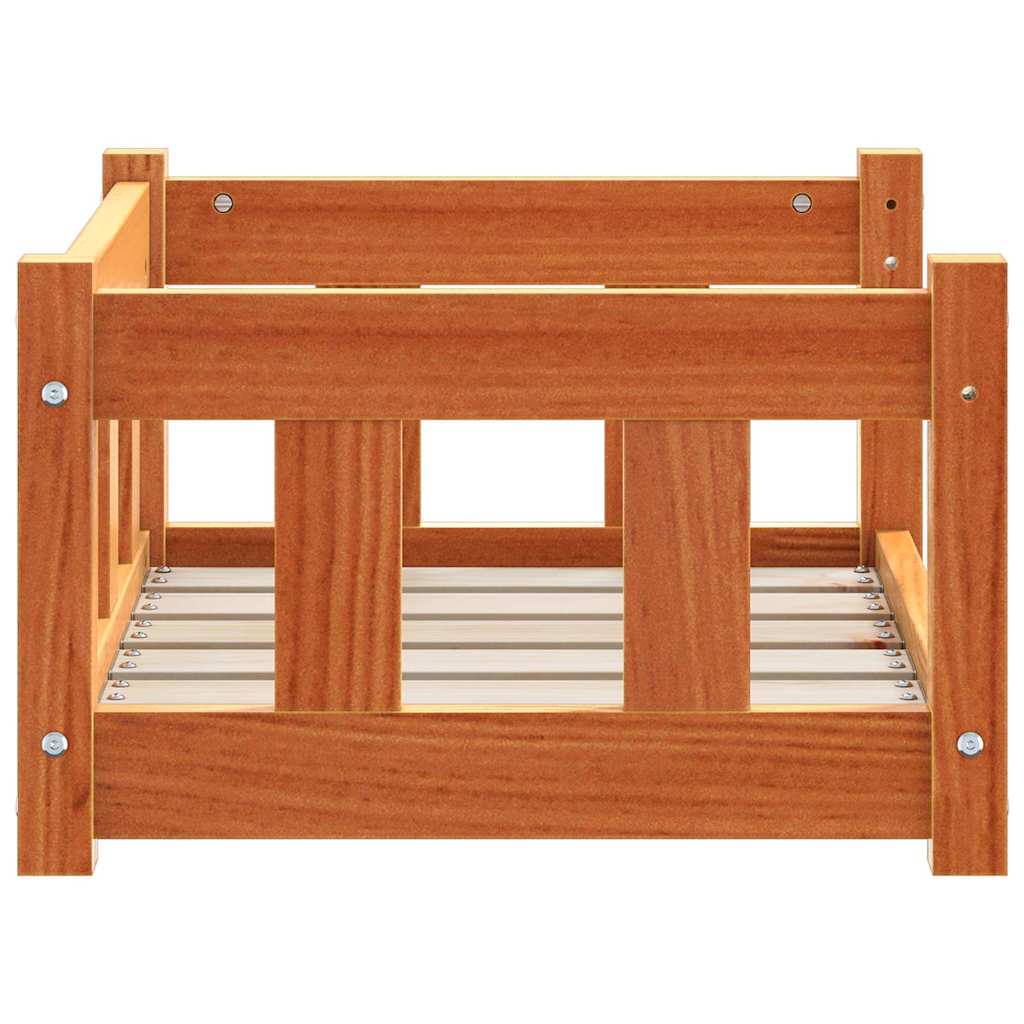 Κρεβάτι Σκύλου 55 x 45 x 28 εκ. Μασίφ Ξύλο Πεύκου