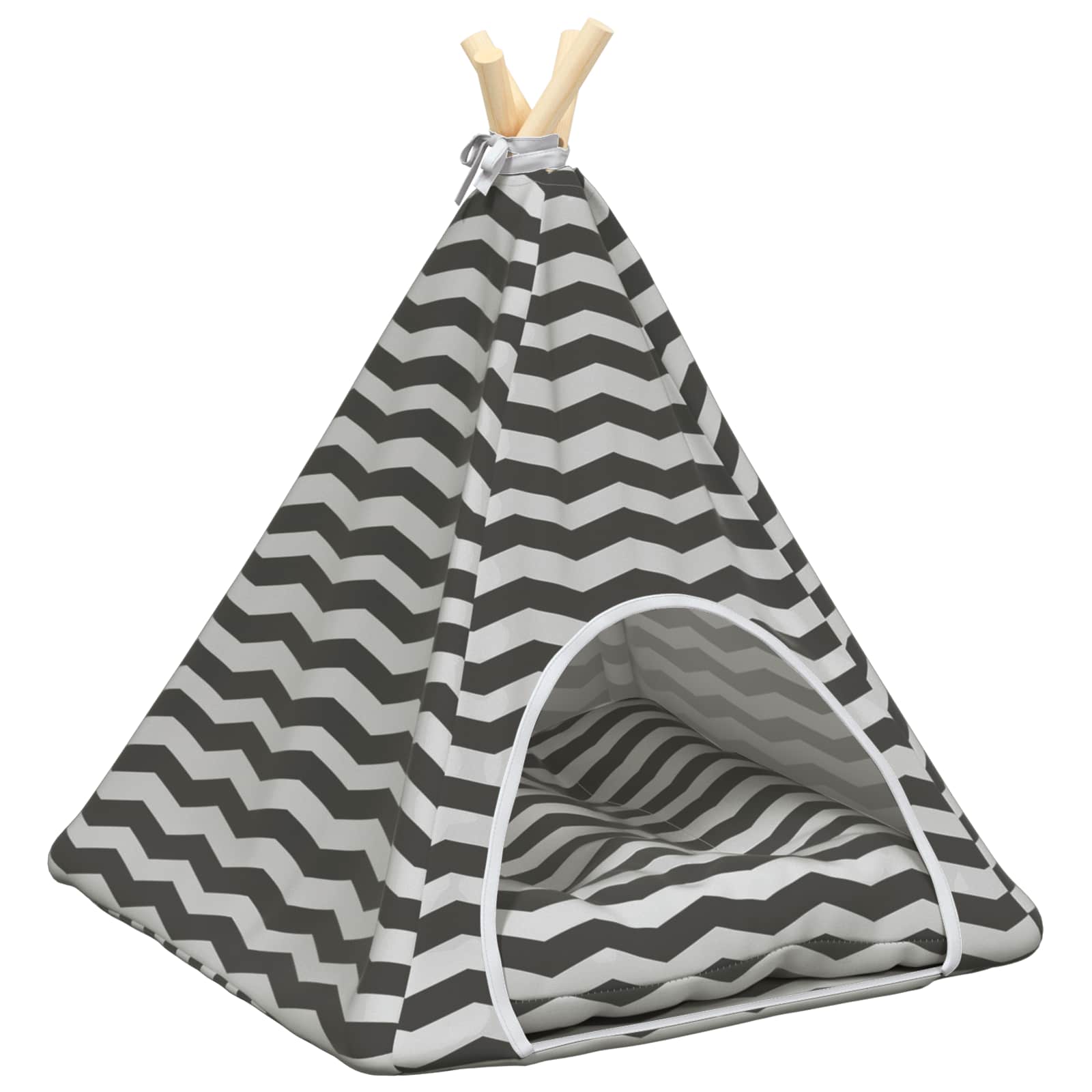 Teepee για κατοικίδια με μαξιλάρι 50 x 50 x 60 cm Πολυεστέρας