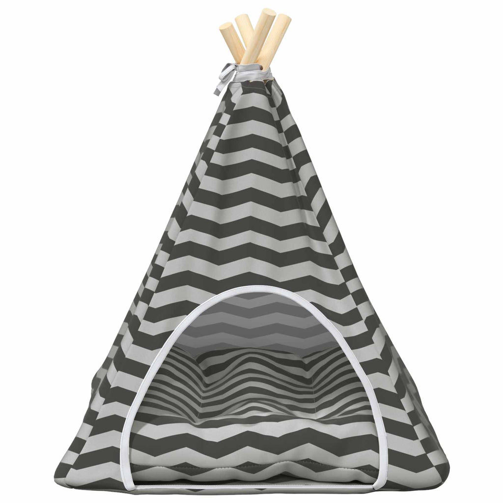 Teepee για κατοικίδια με μαξιλάρι 50 x 50 x 60 cm Πολυεστέρας