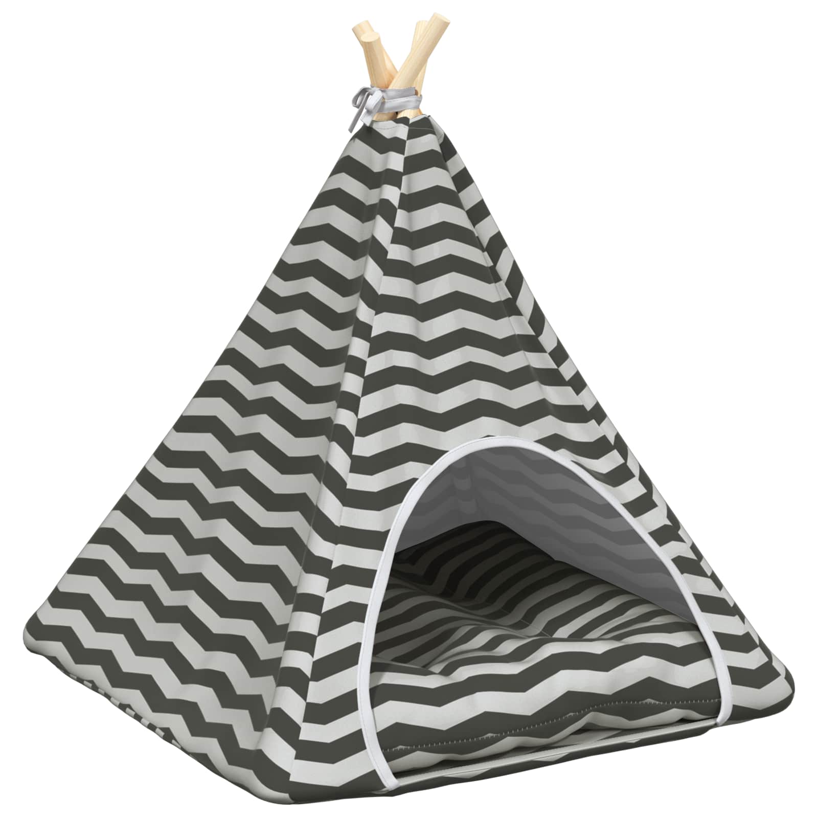 Teepee για κατοικίδια με μαξιλάρι 60 x 60 x 70 cm Πολυεστέρας
