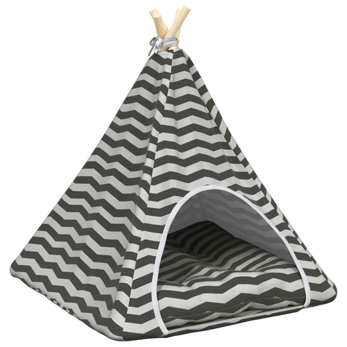 Teepee για κατοικίδια με μαξιλάρι 60 x 60 x 70 cm Πολυεστέρας