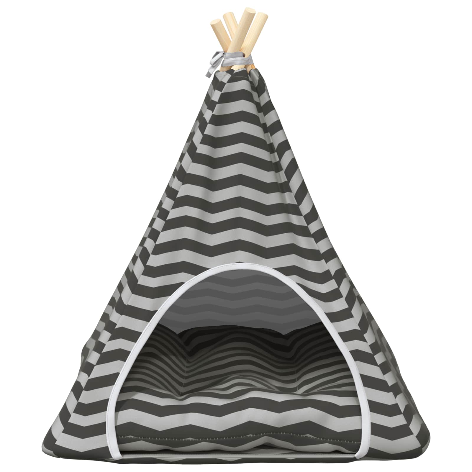 Teepee για κατοικίδια με μαξιλάρι 60 x 60 x 70 cm Πολυεστέρας