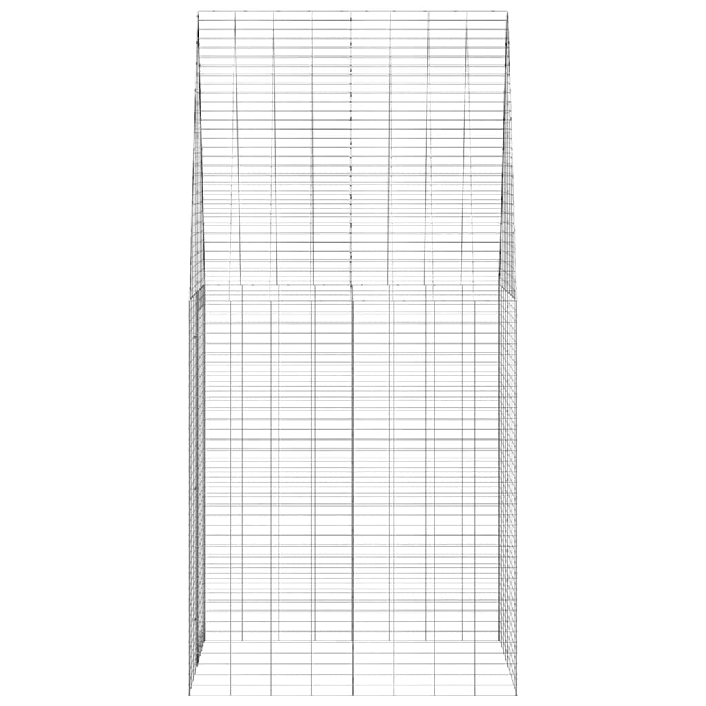 Κλουβί Κουνελιού Ασημί 100 x 100 x 210 εκ.