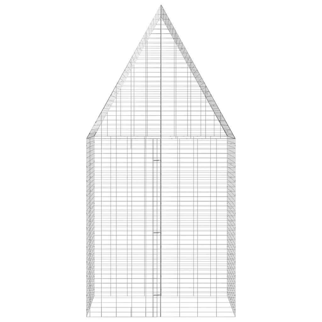 Κλουβί Κουνελιού Ασημί 100 x 100 x 210 εκ.