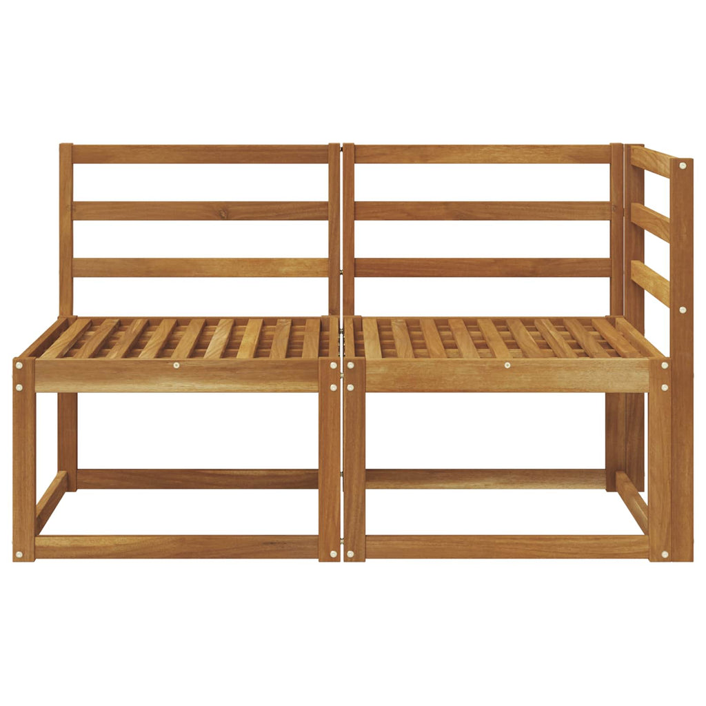 Εξωτερικός Μεσαίος και Γωνιακός Καναπές 2 Τεμάχιο Φυσικό – εικόνα προϊόντος 3