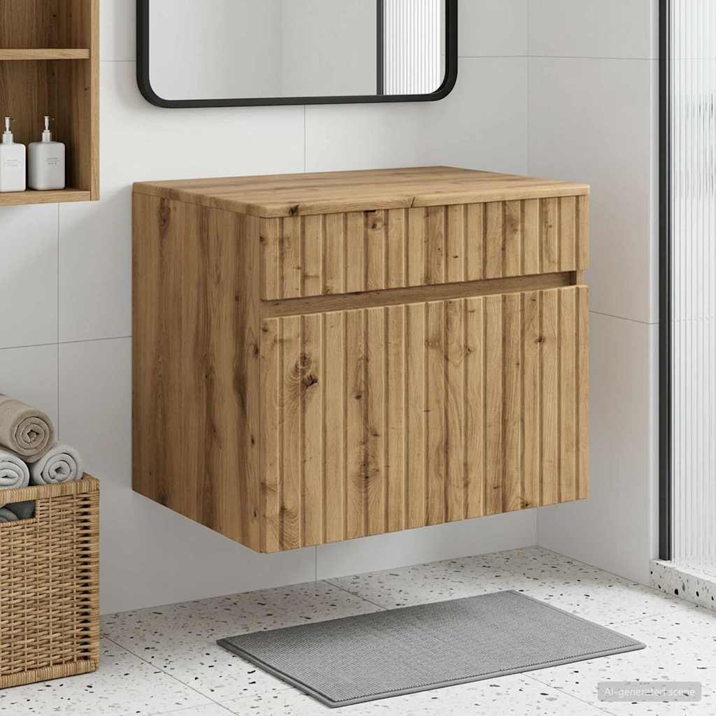 Τοίχου Ντουλάπα Μπάνιου Artisan Δρυς 59 x 44,5 x 50 εκ