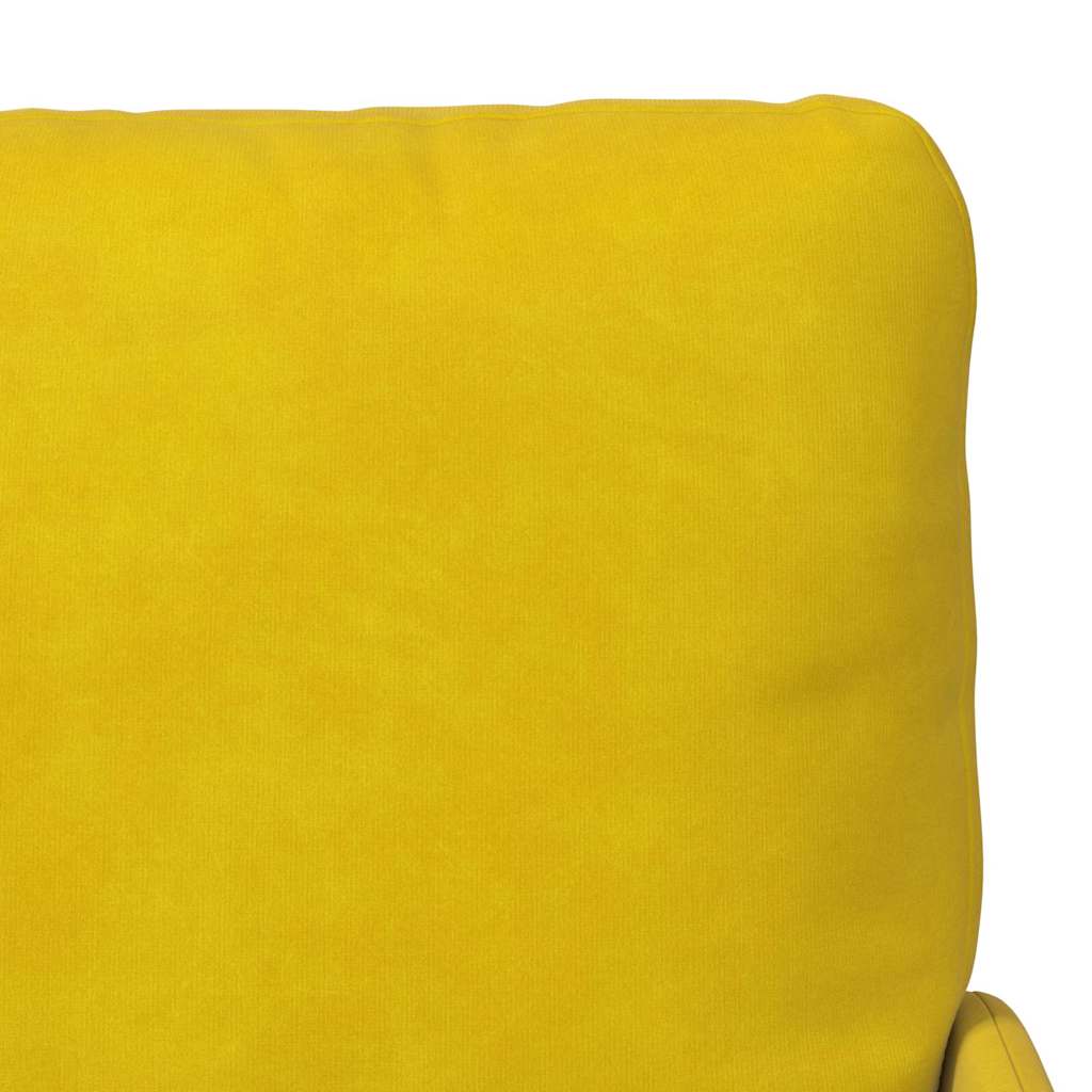 Καναπέδες με μαξιλάρι 55cm Κίτρινο Κόντρα πλακέ