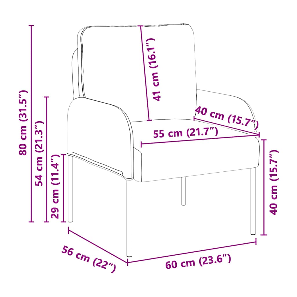 Καναπέδες με μαξιλάρι 55cm Μοβ Κόντρα πλακέ