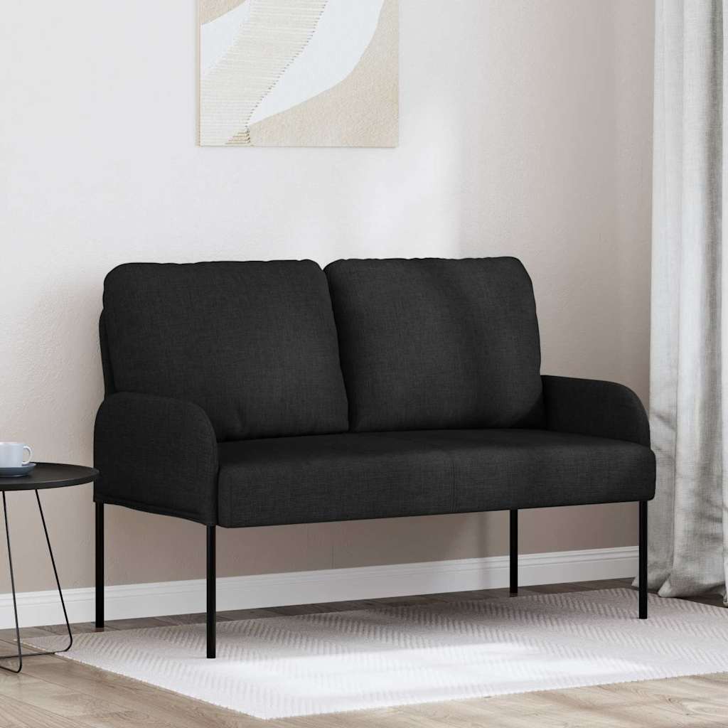 Καναπέδες με μαξιλάρι 110cm Μαύρο Κόντρα πλακέ