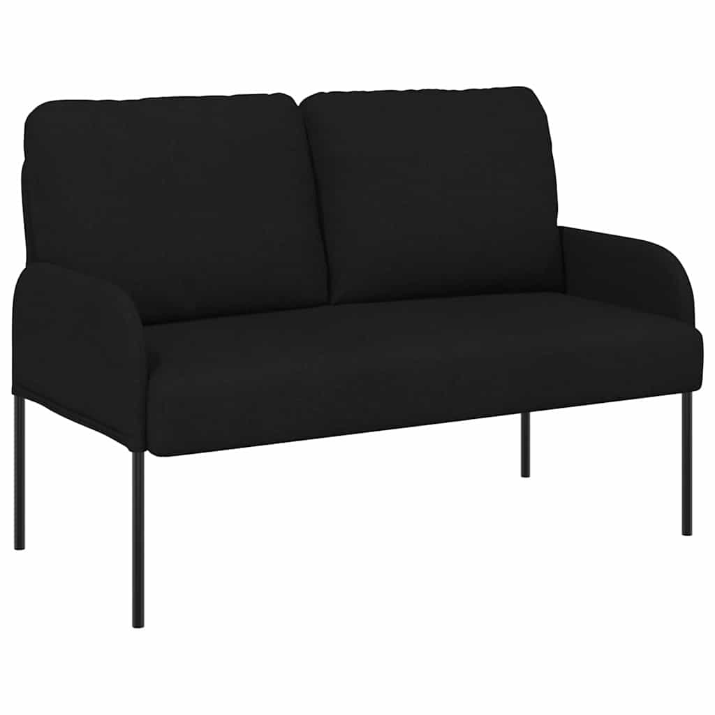 Καναπέδες με μαξιλάρι 110cm Μαύρο Κόντρα πλακέ