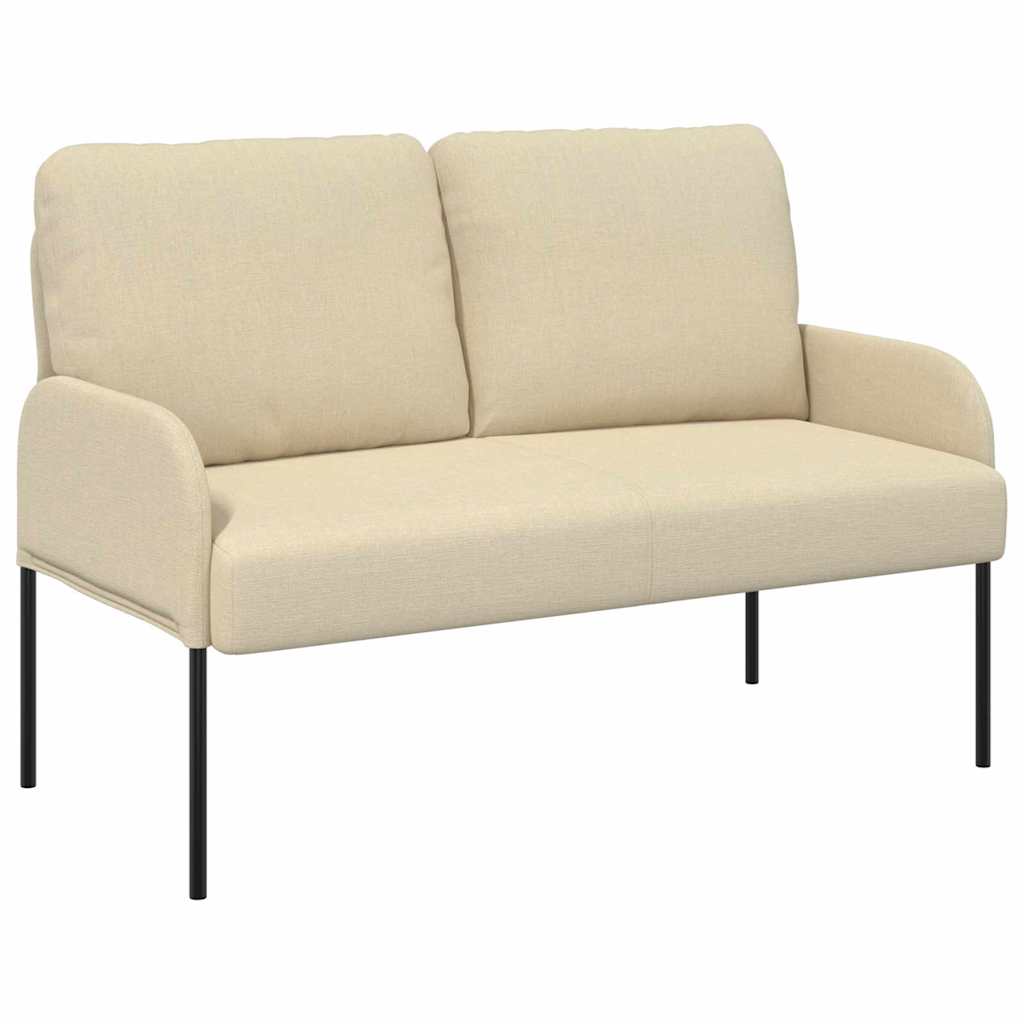 Καναπέδες με μαξιλάρι 110cm Κρεμ Κόντρα πλακέ