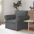 Καναπές Σκούρο Γκρι 95 x 82 x 80 εκ ύφασμα