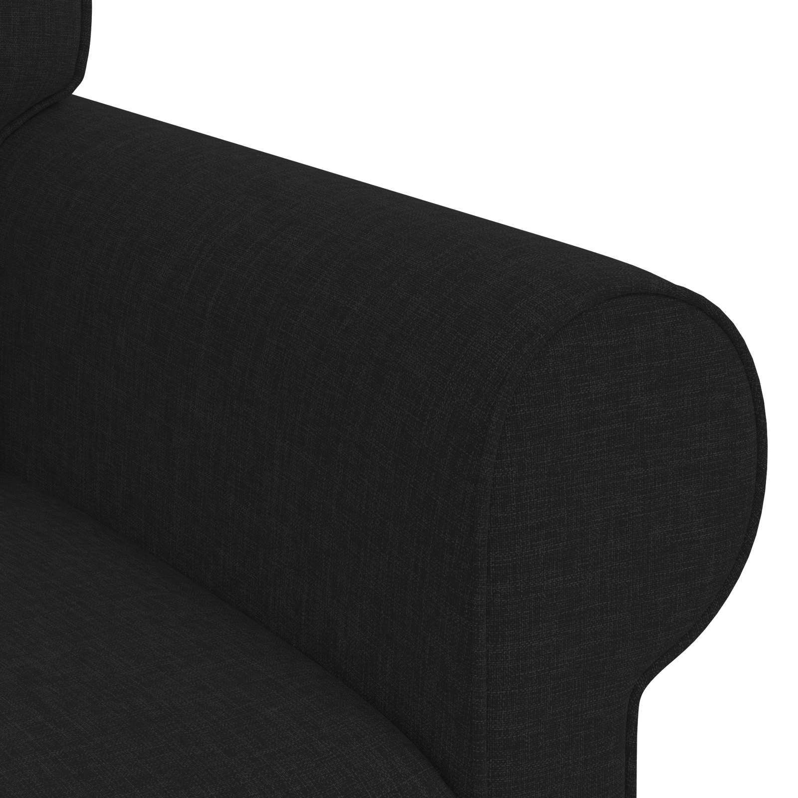 Καναπές Μαύρο 95 x 82 x 80 εκ ύφασμα