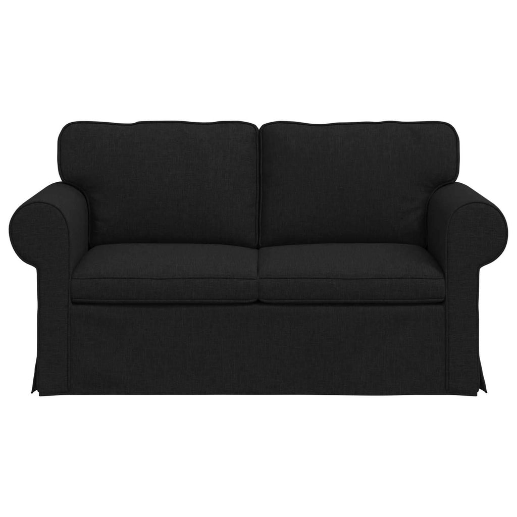 Καναπές Μαύρο 155 x 82 x 80 εκ ύφασμα