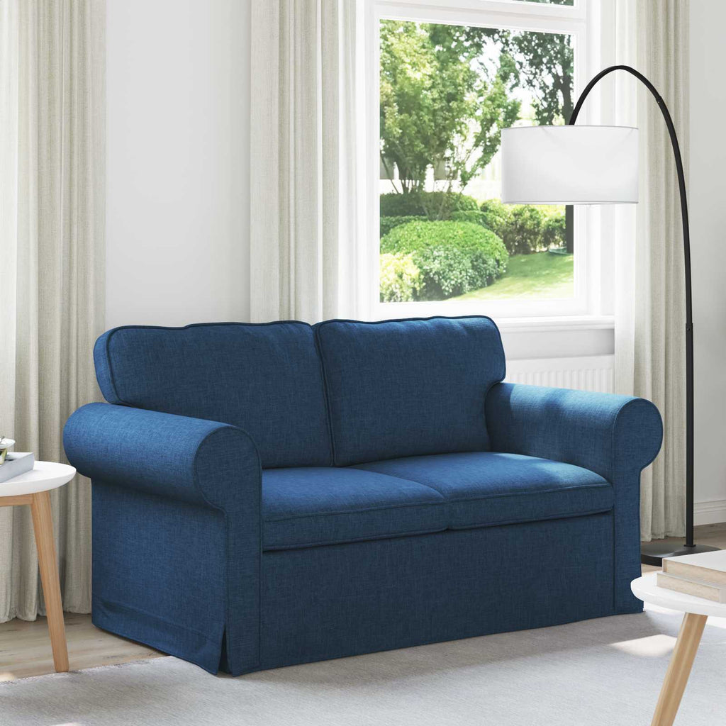 Καναπές Μπλε 155 x 82 x 80 εκ ύφασμα
