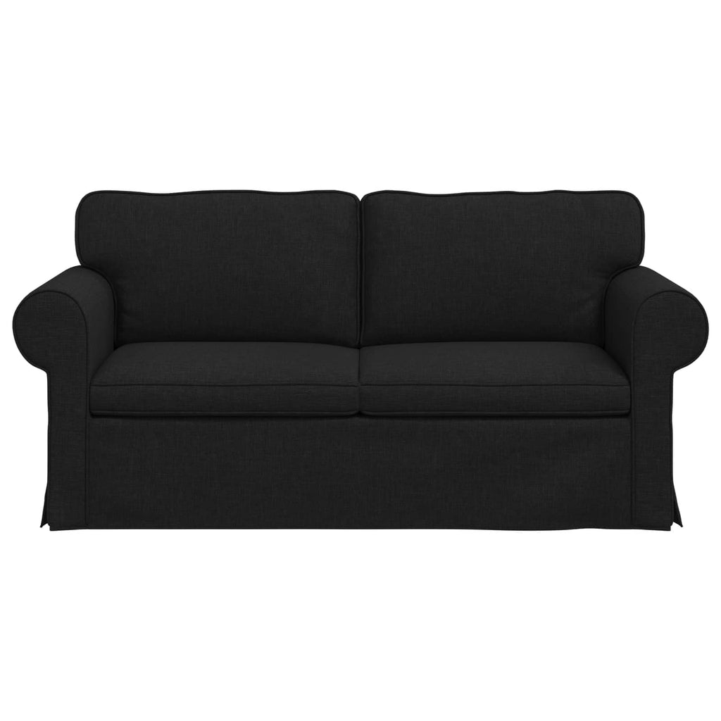 Καναπές Μαύρο 175 x 82 x 80 εκ ύφασμα