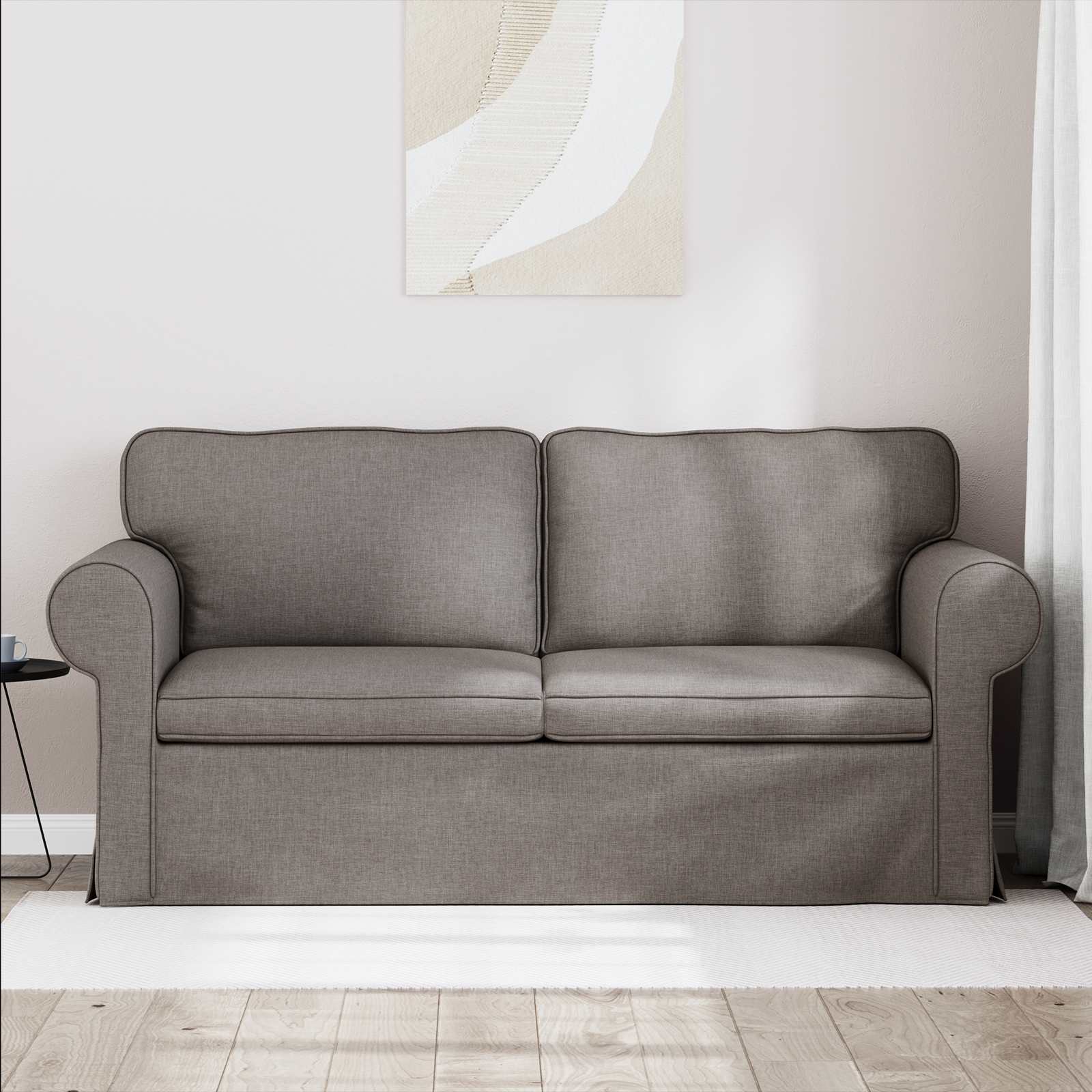 Καναπές Taupe 175 x 82 x 80 εκ ύφασμα