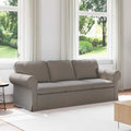 Καναπές Taupe 215 x 82 x 80 εκ ύφασμα