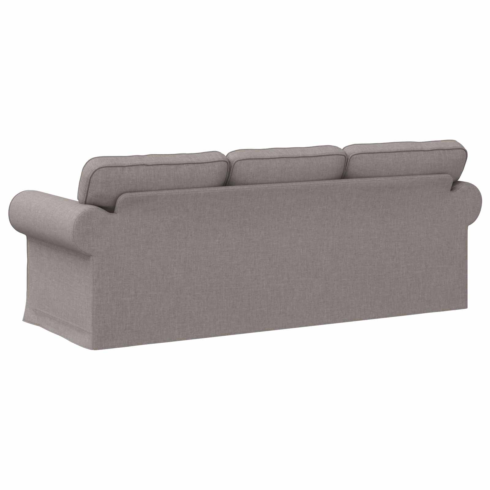 Καναπές Taupe 215 x 82 x 80 εκ ύφασμα