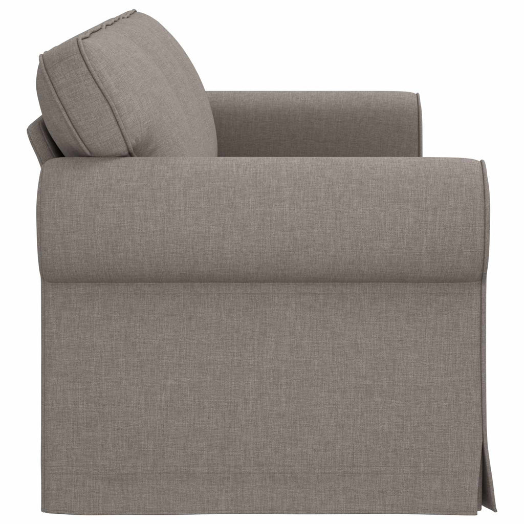 Καναπές Taupe 215 x 82 x 80 εκ ύφασμα