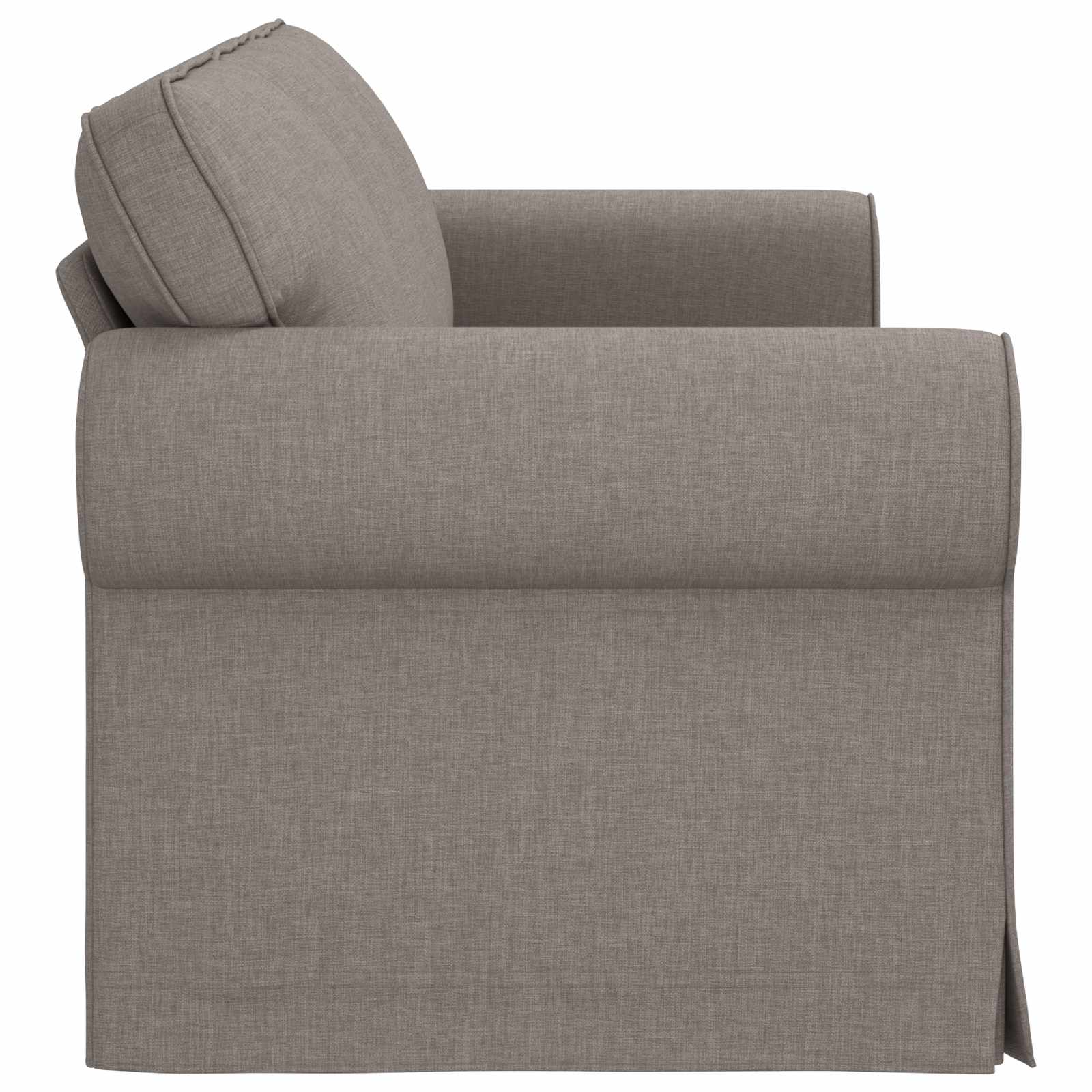 Καναπές Taupe 215 x 82 x 80 εκ ύφασμα