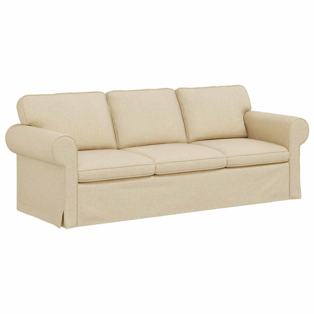 Καναπές Κρεμ 215 x 82 x 80 εκ ύφασμα
