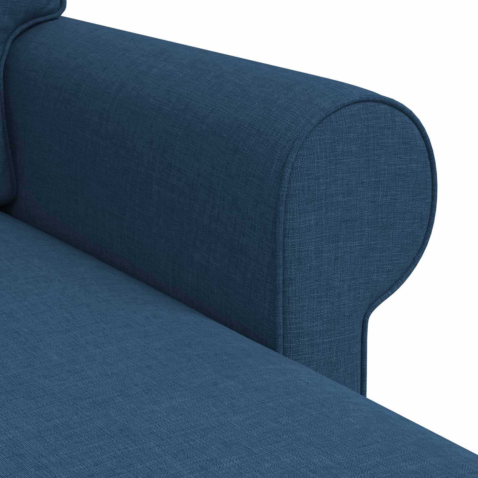 Καναπές Μπλε 195 x 138 x 80 εκ ύφασμα