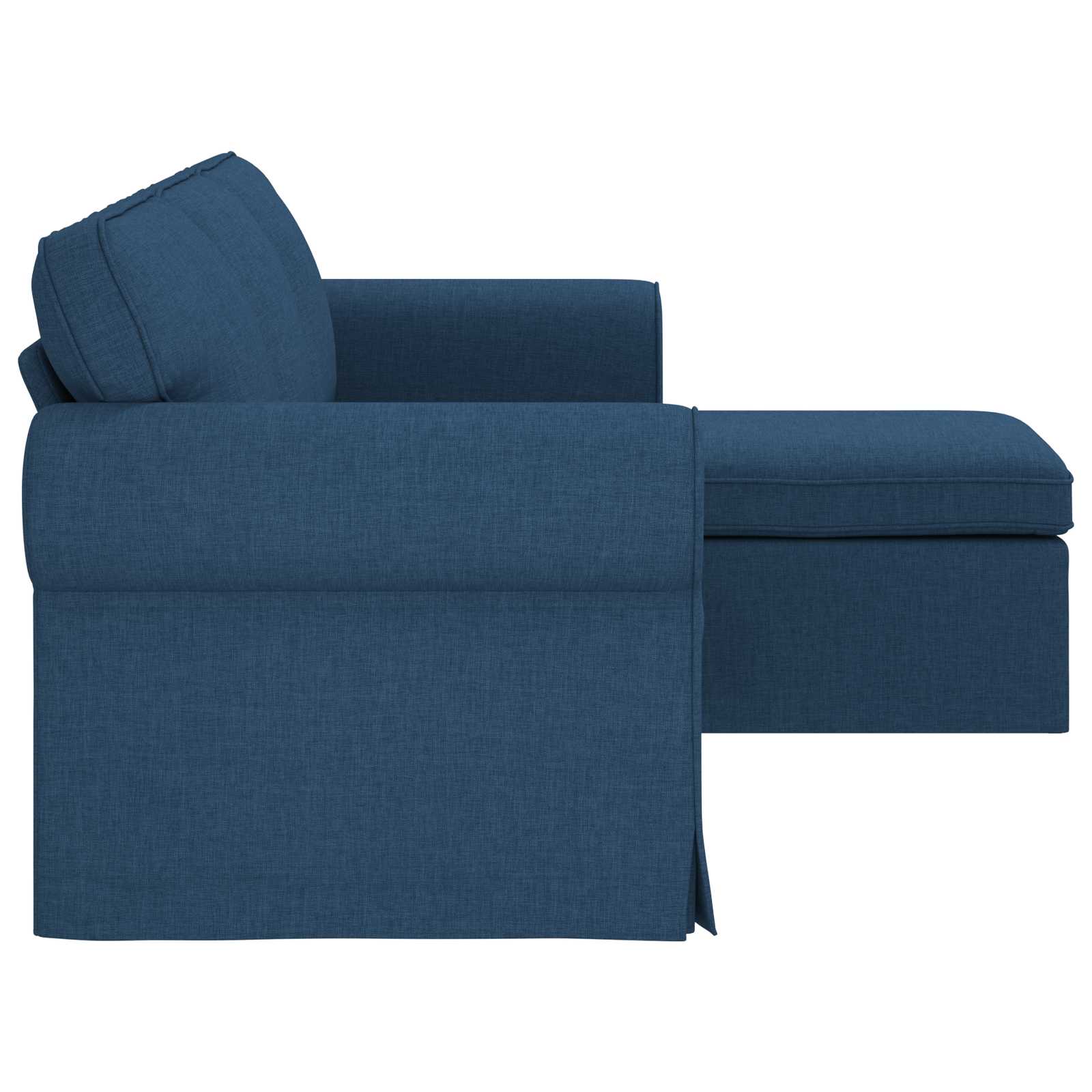 Καναπές Μπλε 195 x 138 x 80 εκ ύφασμα