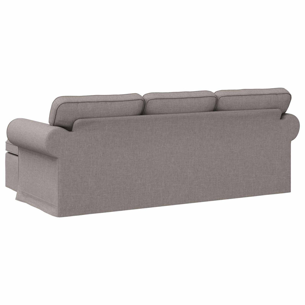 Καναπές Taupe 245 x 138 x 80 εκ ύφασμα