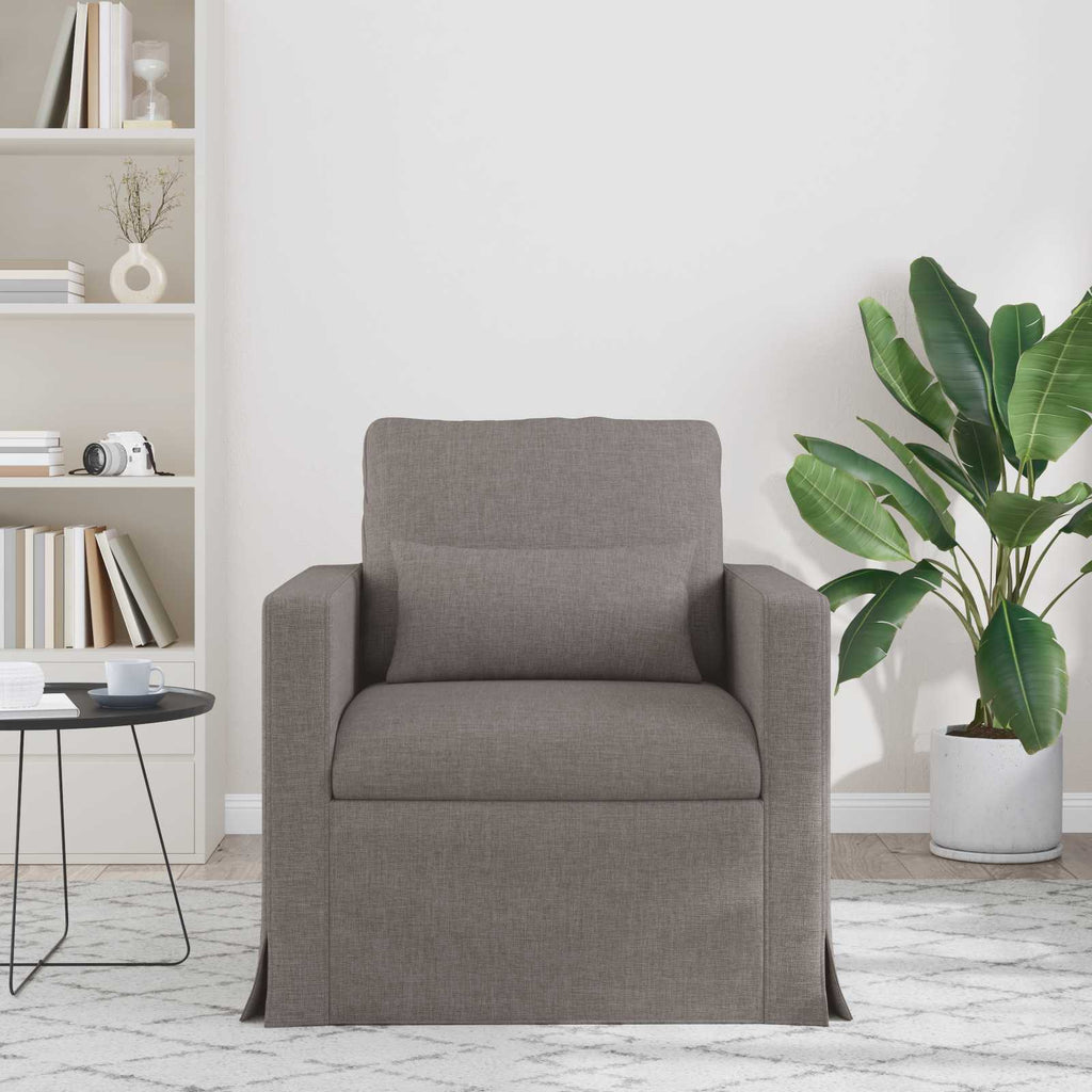 Καναπές Taupe 78 x 78 x 80 εκ. ύφασμα