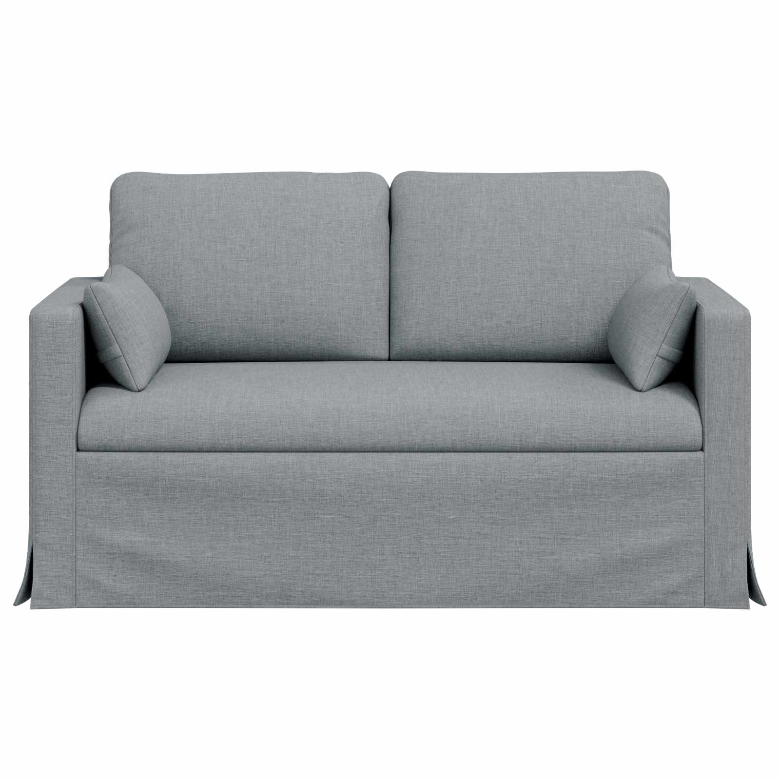 Καναπές Ανοιχτό γκρι 139 x 78 x 80 εκ ύφασμα