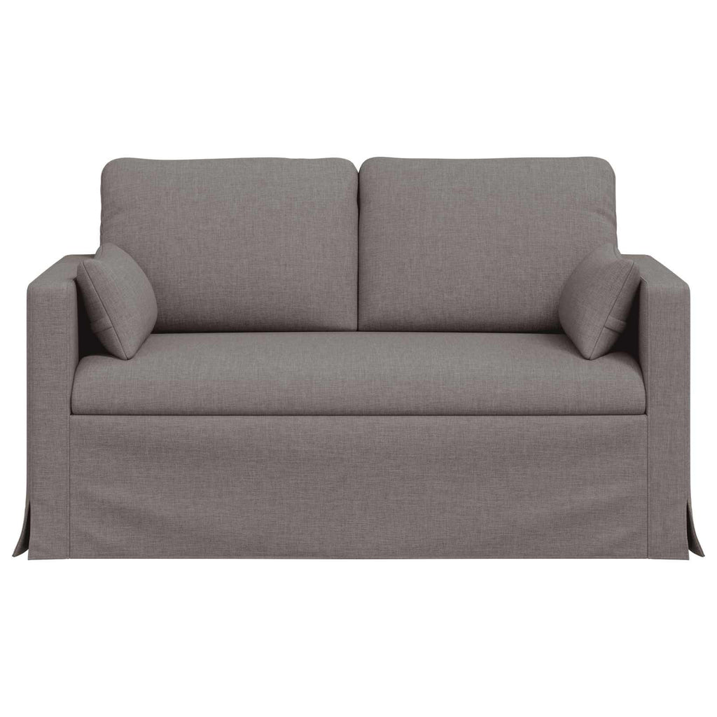Καναπές Taupe 139 x 78 x 80 εκ ύφασμα