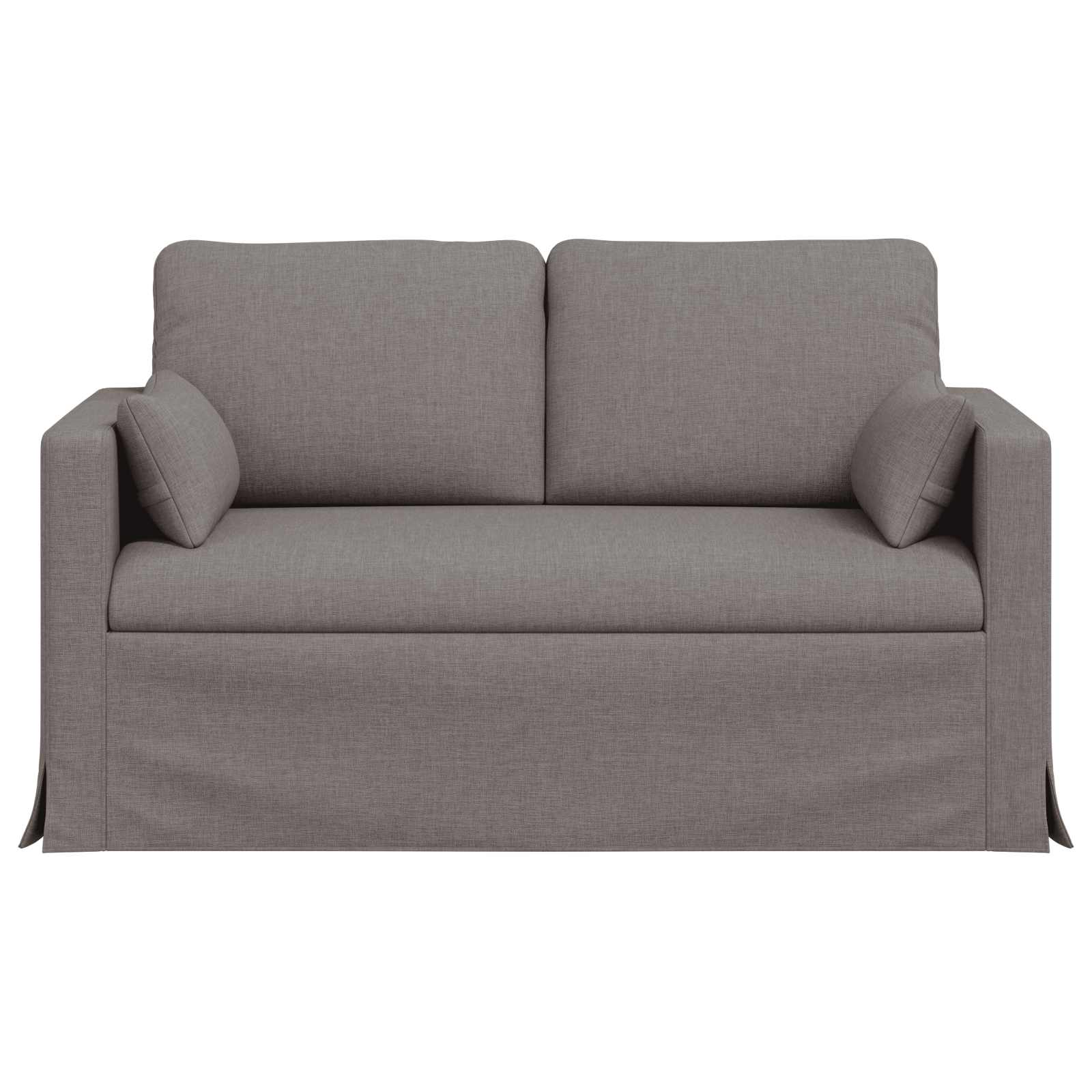 Καναπές Taupe 139 x 78 x 80 εκ ύφασμα