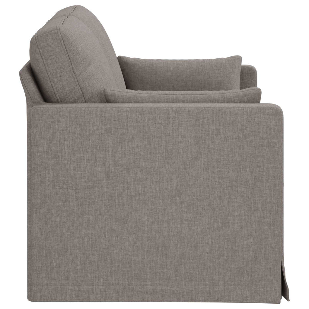 Καναπές Taupe 139 x 78 x 80 εκ ύφασμα