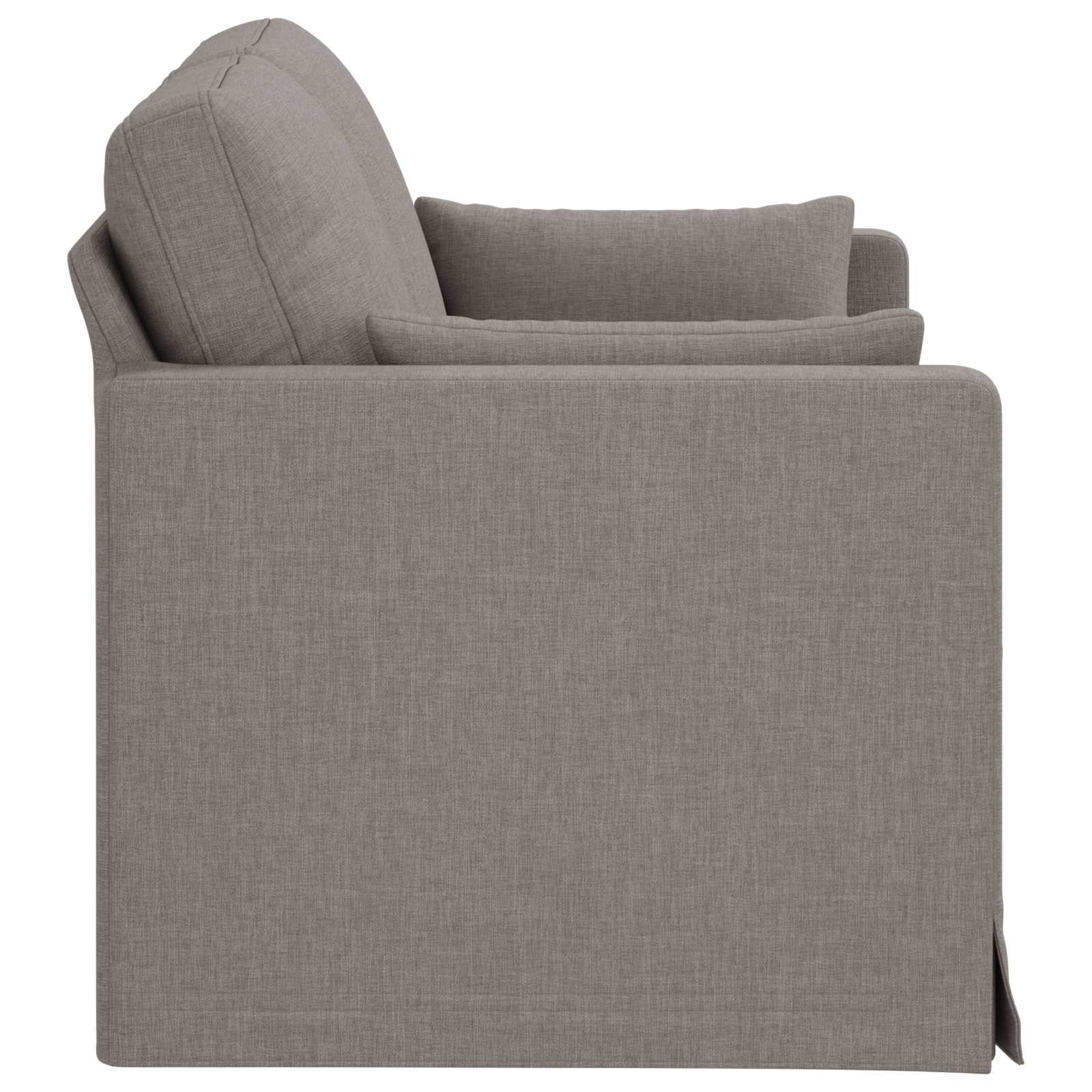 Καναπές Taupe 139 x 78 x 80 εκ ύφασμα