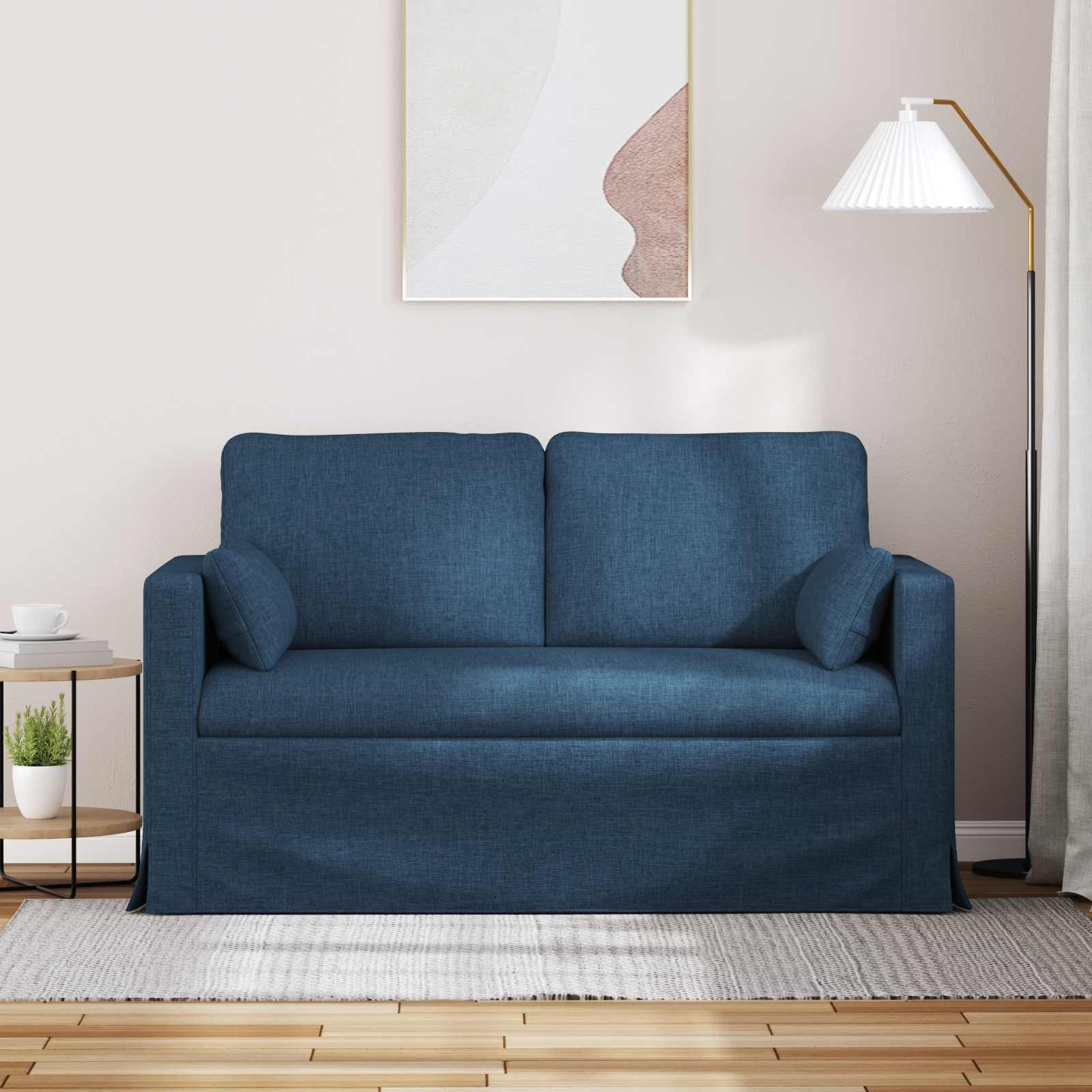 Καναπές Μπλε 139 x 78 x 80 εκ ύφασμα