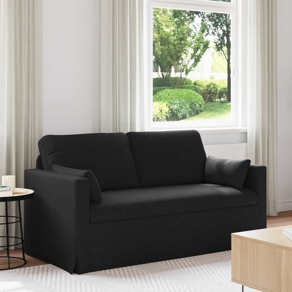 Καναπές Μαύρο 158 x 78 x 80 εκ ύφασμα