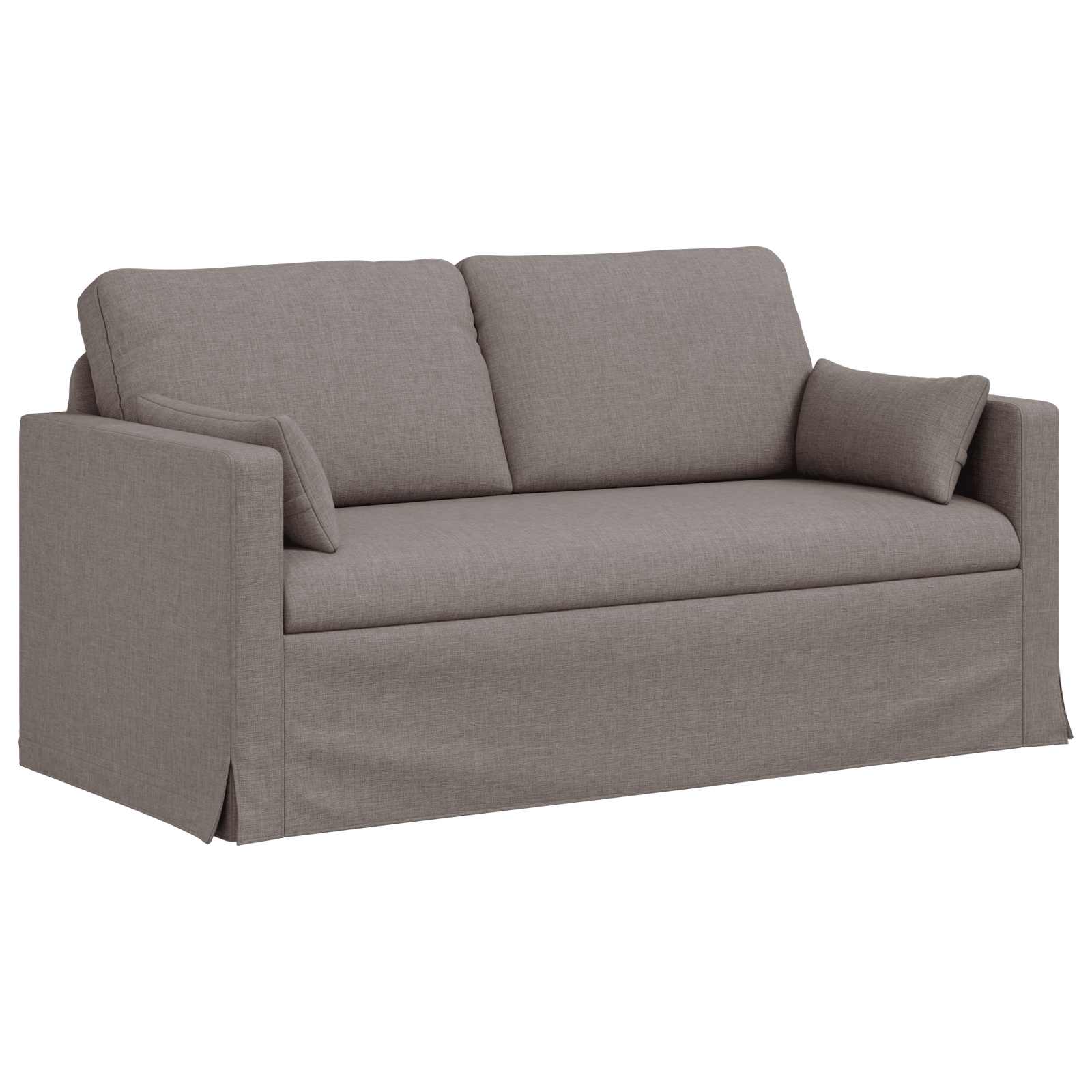 Καναπές Taupe 158 x 78 x 80 εκ ύφασμα