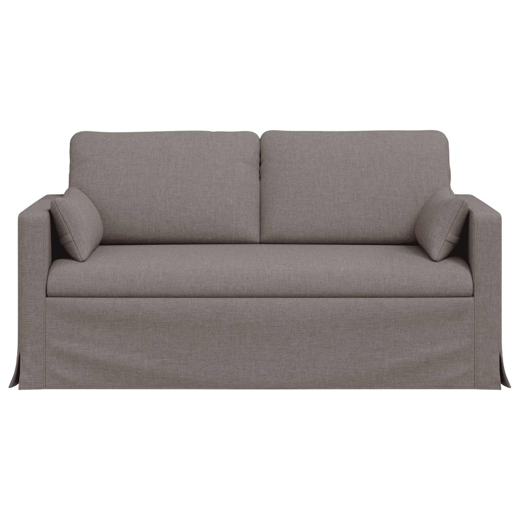 Καναπές Taupe 158 x 78 x 80 εκ ύφασμα