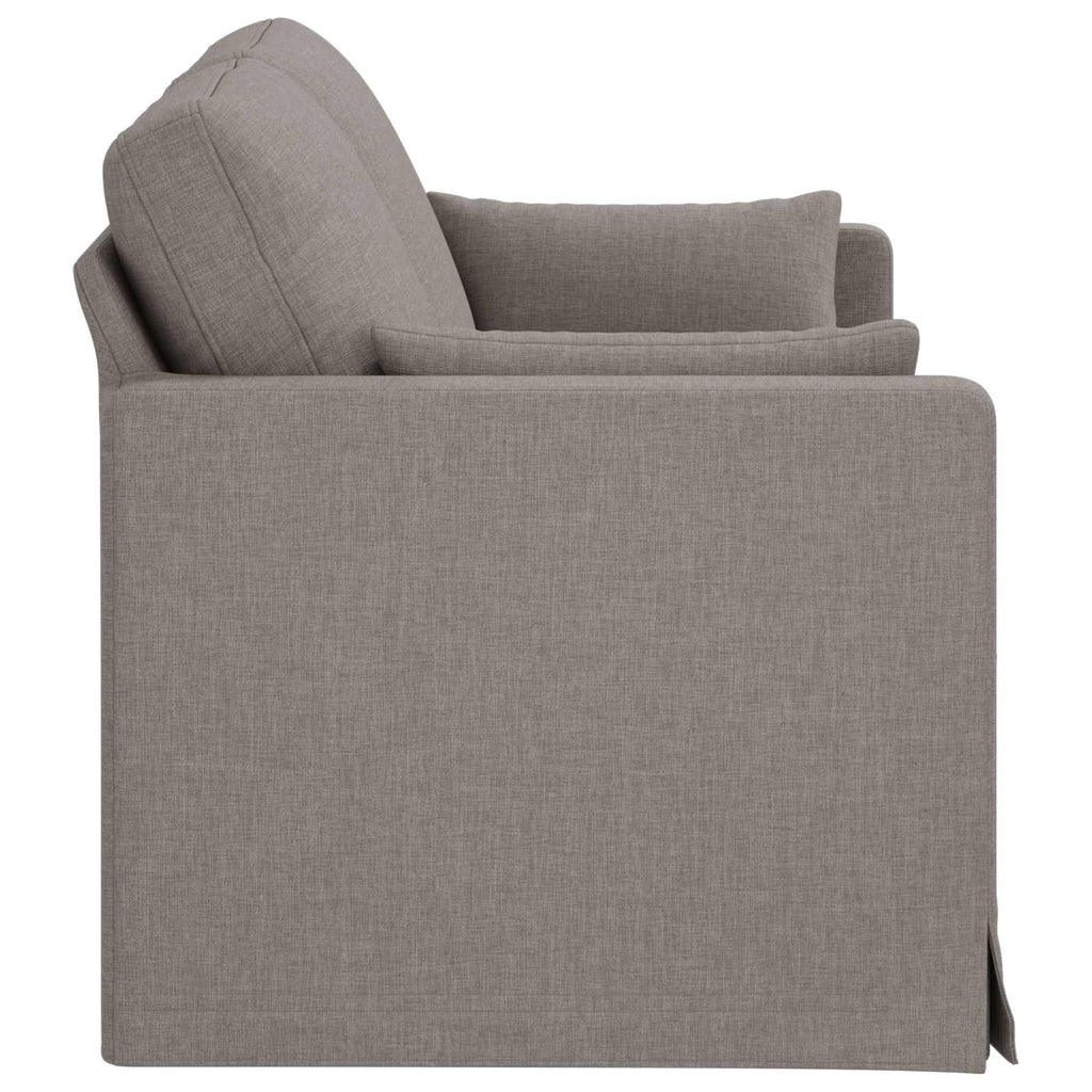 Καναπές Taupe 158 x 78 x 80 εκ ύφασμα