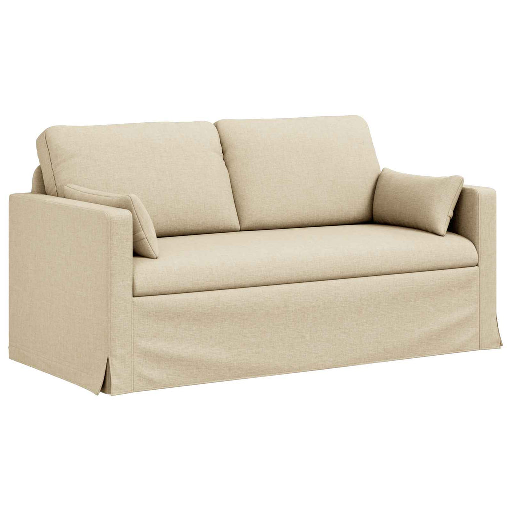 Καναπές Κρεμ 158 x 78 x 80 εκ ύφασμα