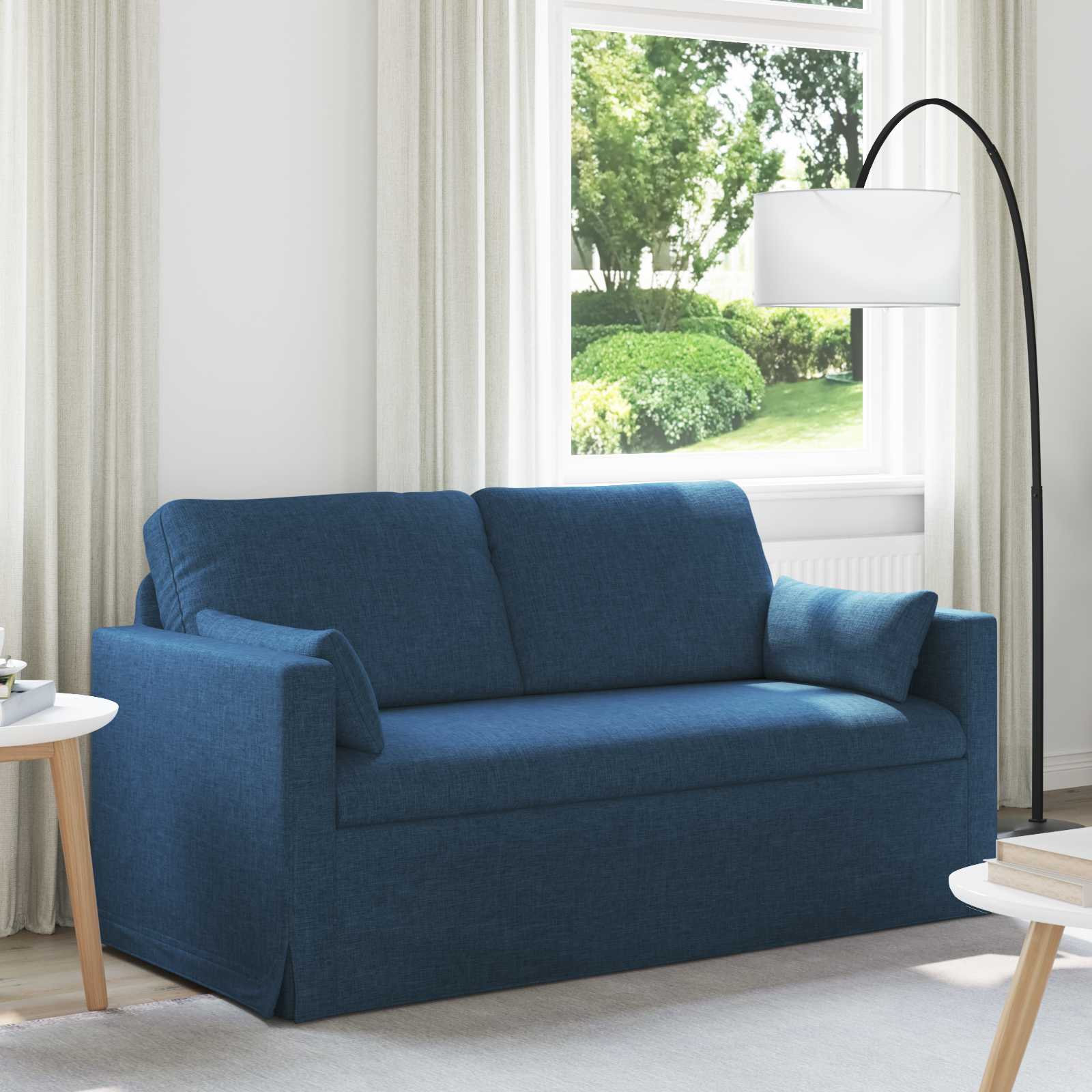 Καναπές Μπλε 158 x 78 x 80 εκ ύφασμα