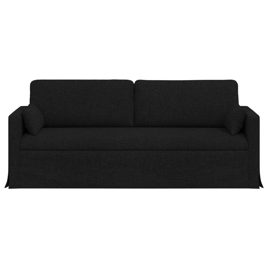 Καναπές Μαύρο 198 x 78 x 80 εκ ύφασμα