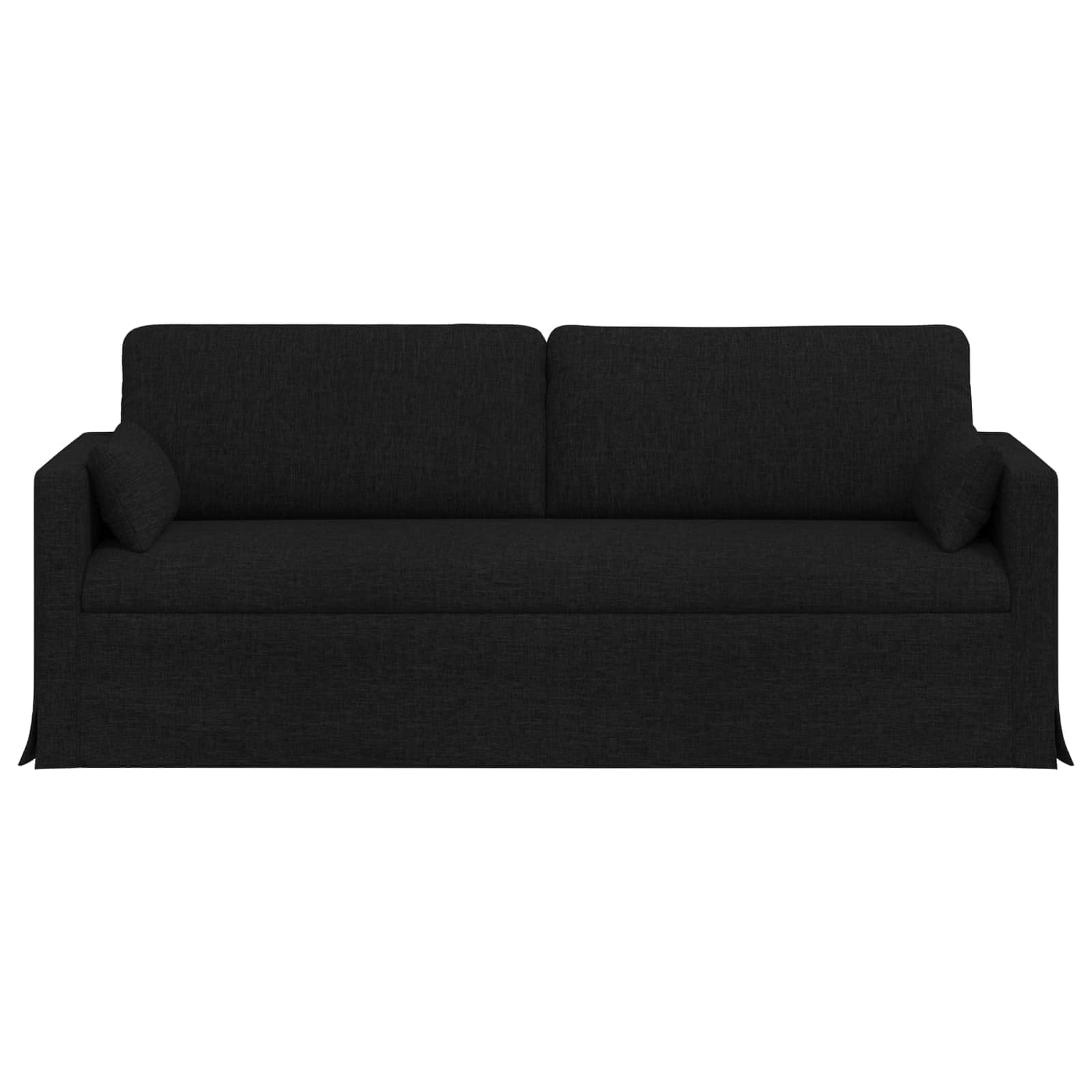Καναπές Μαύρο 198 x 78 x 80 εκ ύφασμα