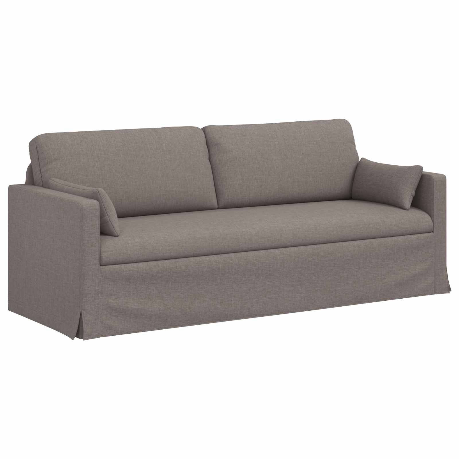 Καναπές Taupe 198 x 78 x 80 εκ ύφασμα