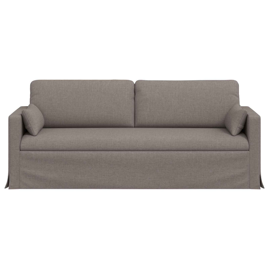 Καναπές Taupe 198 x 78 x 80 εκ ύφασμα