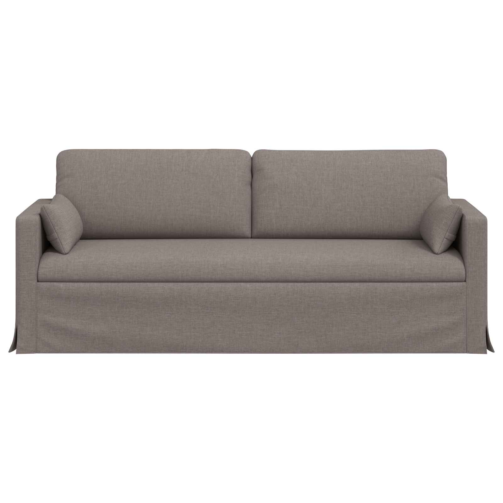 Καναπές Taupe 198 x 78 x 80 εκ ύφασμα
