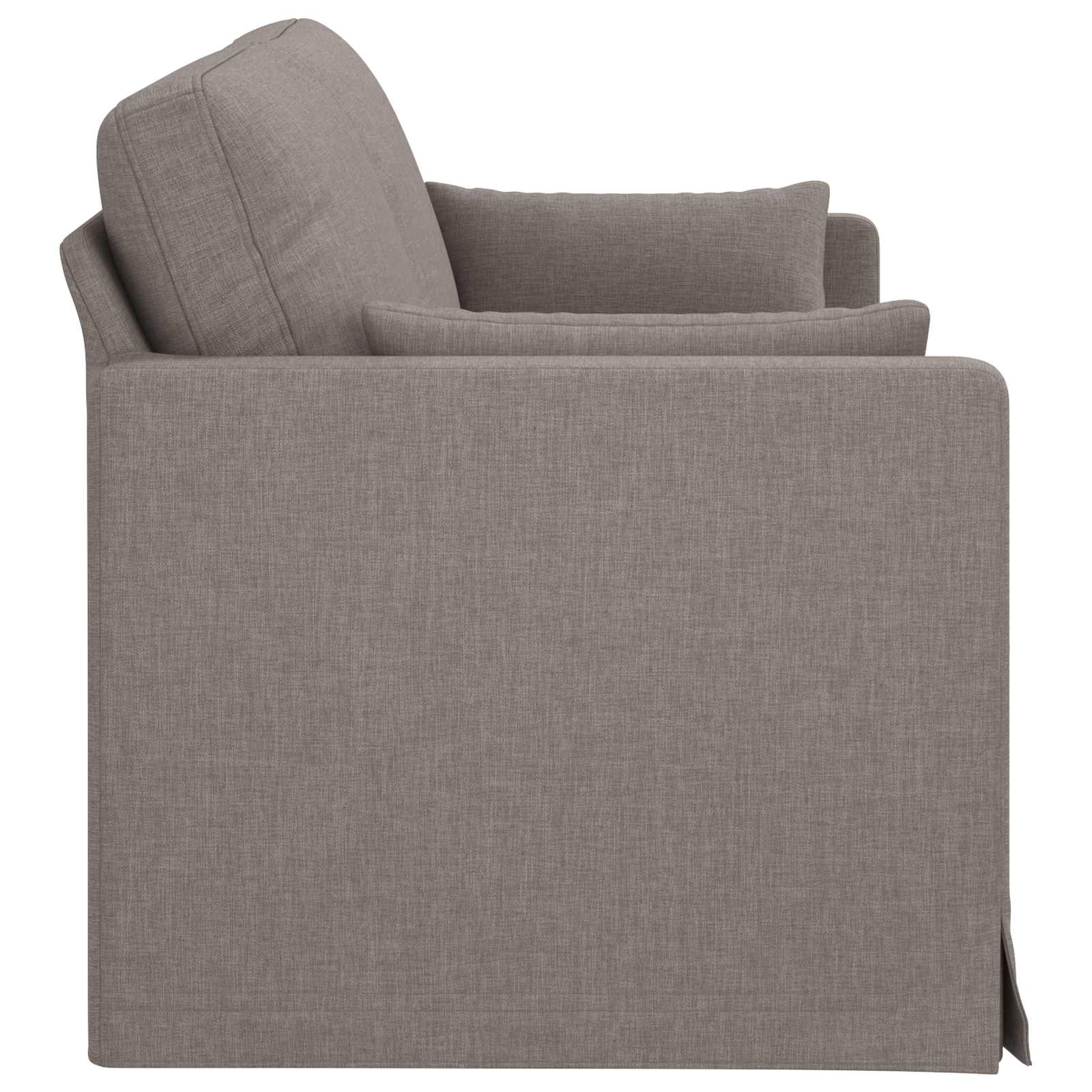 Καναπές Taupe 198 x 78 x 80 εκ ύφασμα